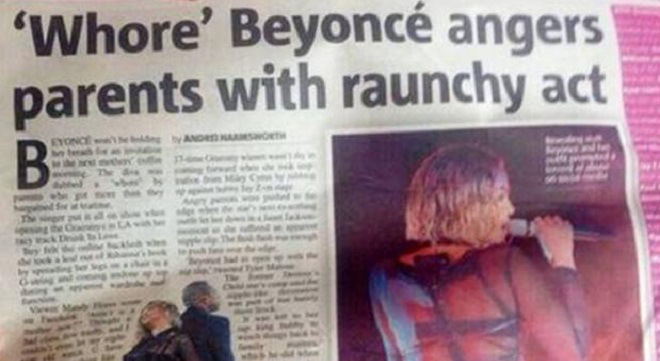 Beyoncé’s Grammy Performance Spawns Disrespectful Headline From UK Publication