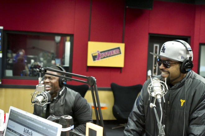 OG Ice Cube and ‘Chocolate Drop’ Kevin Hart Take the TJMS on a Ride