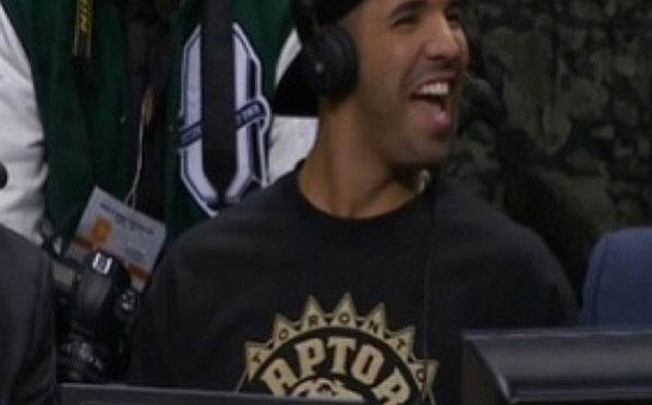 Drake Announces Starting Line Up At Toronto Raptors Game