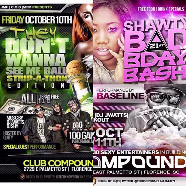 Next Week Double Header Club Compound