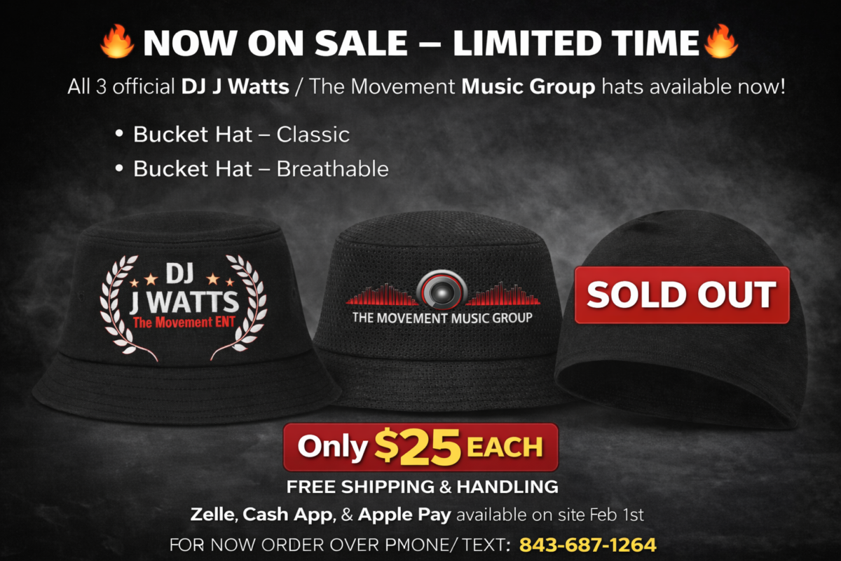 🔥 Official DJ J Watts Merch – Now Available 🔥