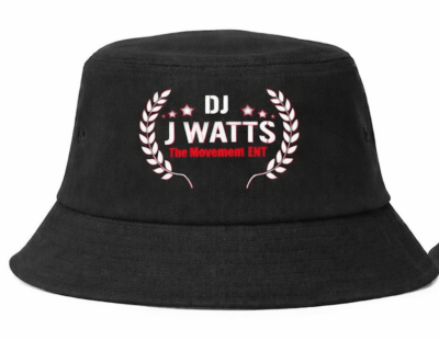 DJ J Watts “The Movement ENT” Classic Bucket Hat – Black