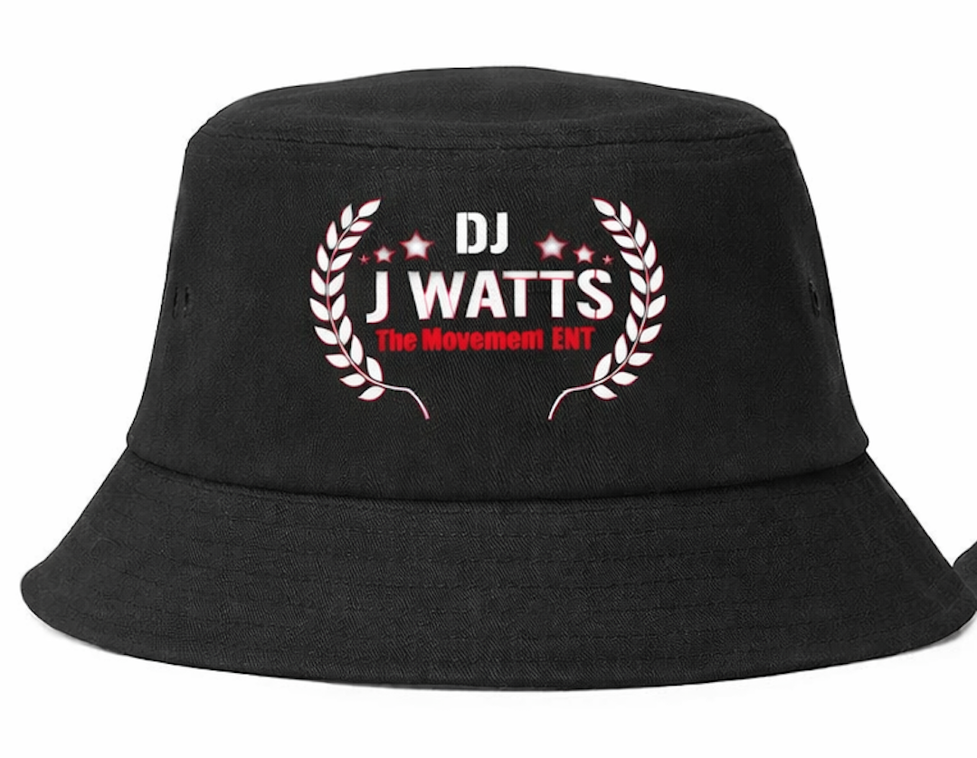 DJ J Watts “The Movement ENT” Classic Bucket Hat – Black