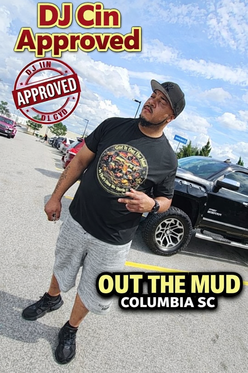 Got It Out The Mud – Black Short Sleeve Tee - Image 3