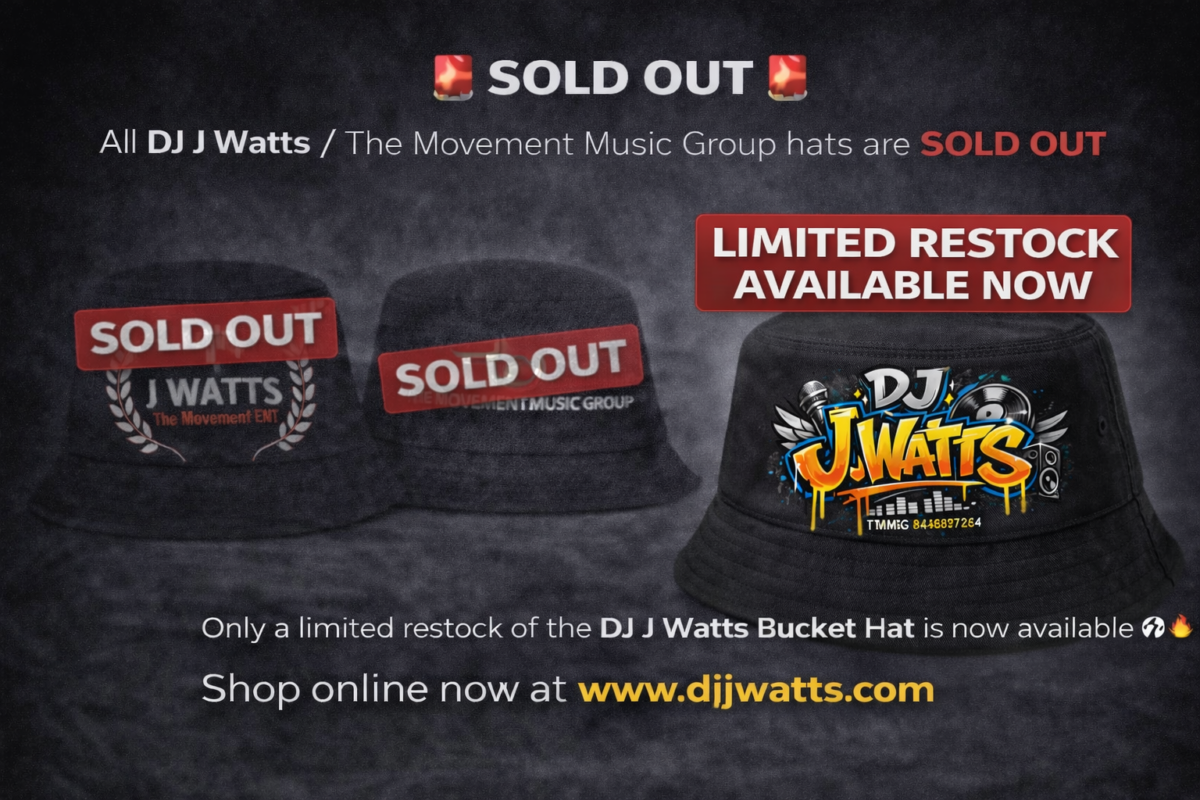 DJ J Watts Official Merchandise | The Movement Music Group
