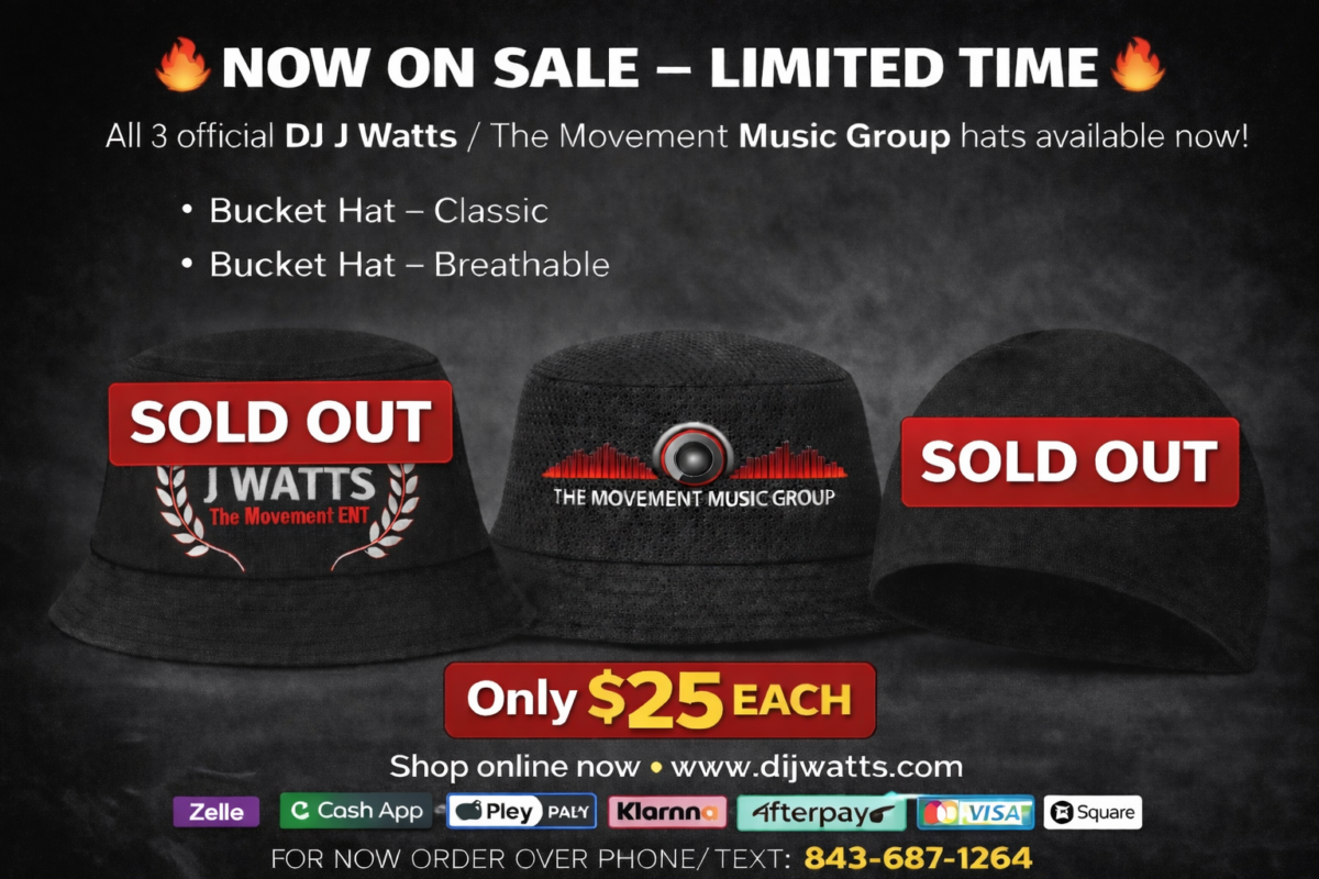 Official DJ J Watts hats are now available online!