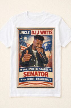 Uncle DJ J Watts for U.S. Senator South Carolina Graphic T-Shirt