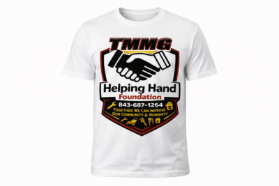TMMG Helping Hand Foundation White Short Sleeve T-Shirt