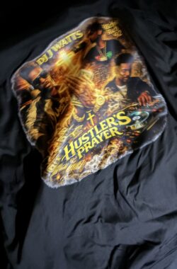 Hustler’s Prayer – DJ J Watts Edition Graphic Tee (Black) - Image 3