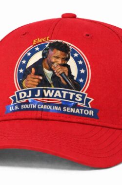 Elect DJ J Watts Red Trucker Hat – U.S. South Carolina Senator Edition